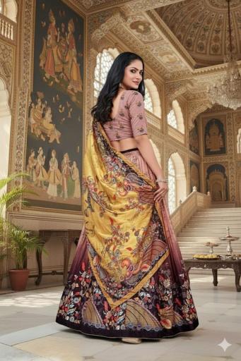 Artriddhs Dola silk D NO DEGITAL 09 Bulk buy lehenga choli in Pune - wholesale export